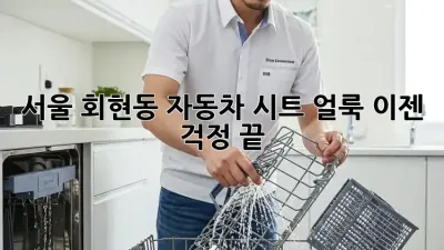 서울 회현동 자동차 시트 얼룩, 이젠 걱정 끝!